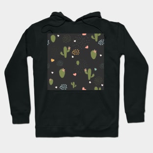 Cactus Pattern Hoodie